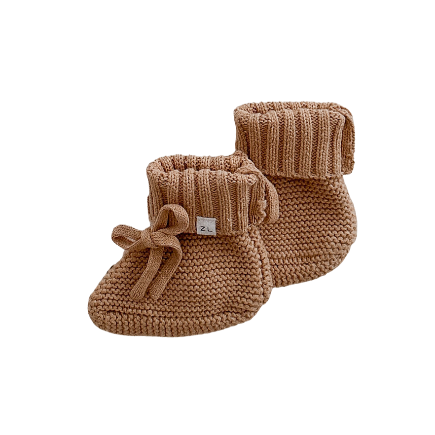 KNIT BOOTIES | Strickschuhe "Maple Fleck"