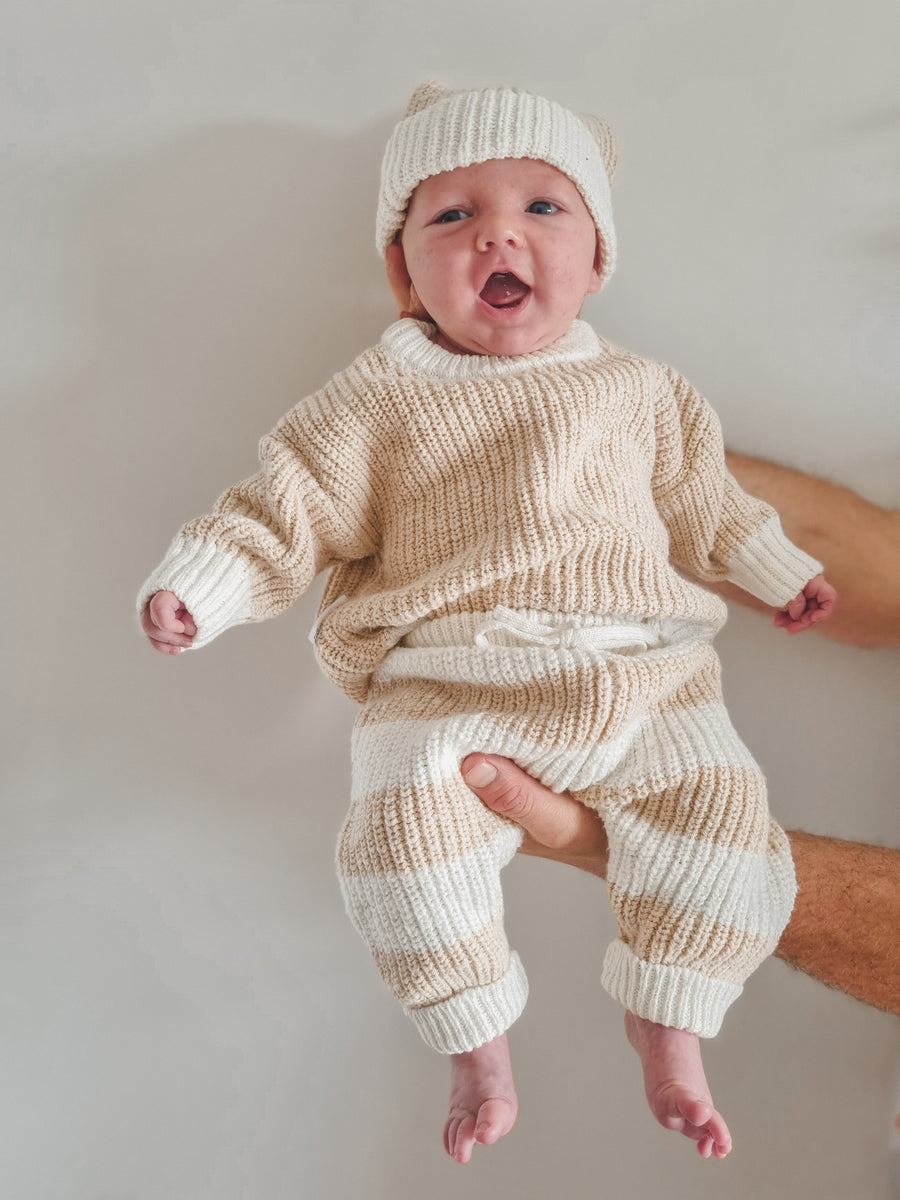 Knit sweater | 'Textured Honey'