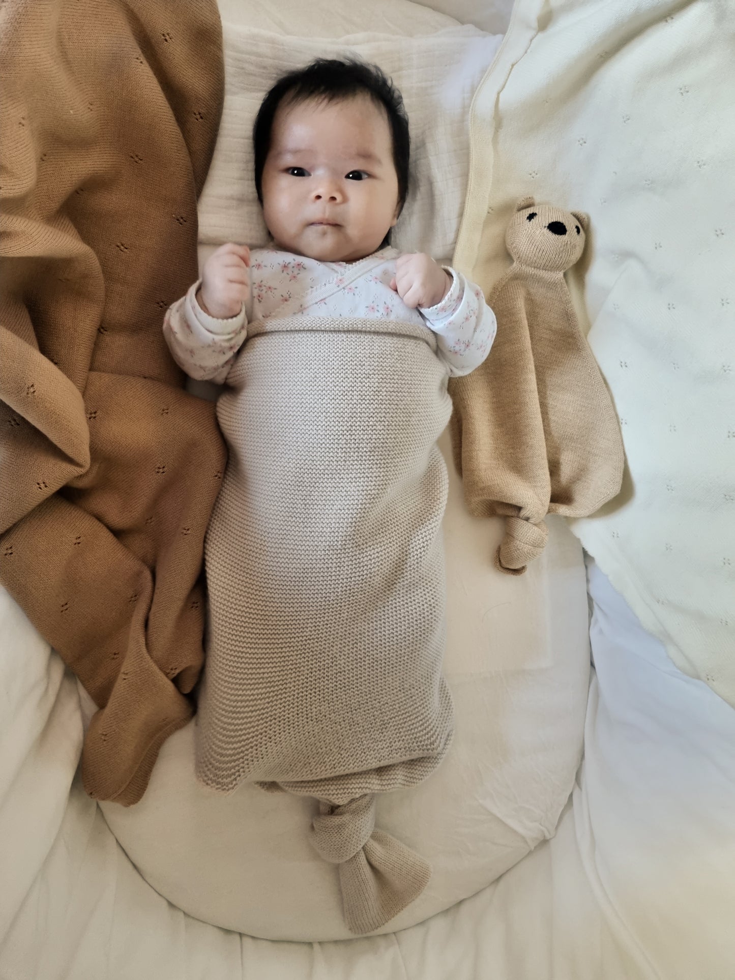 Pucksack 'Cocoon Off-White' Merinowool