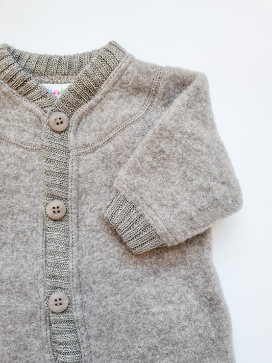 Soft Merinowool Fleece Overall | Sesam Mel.