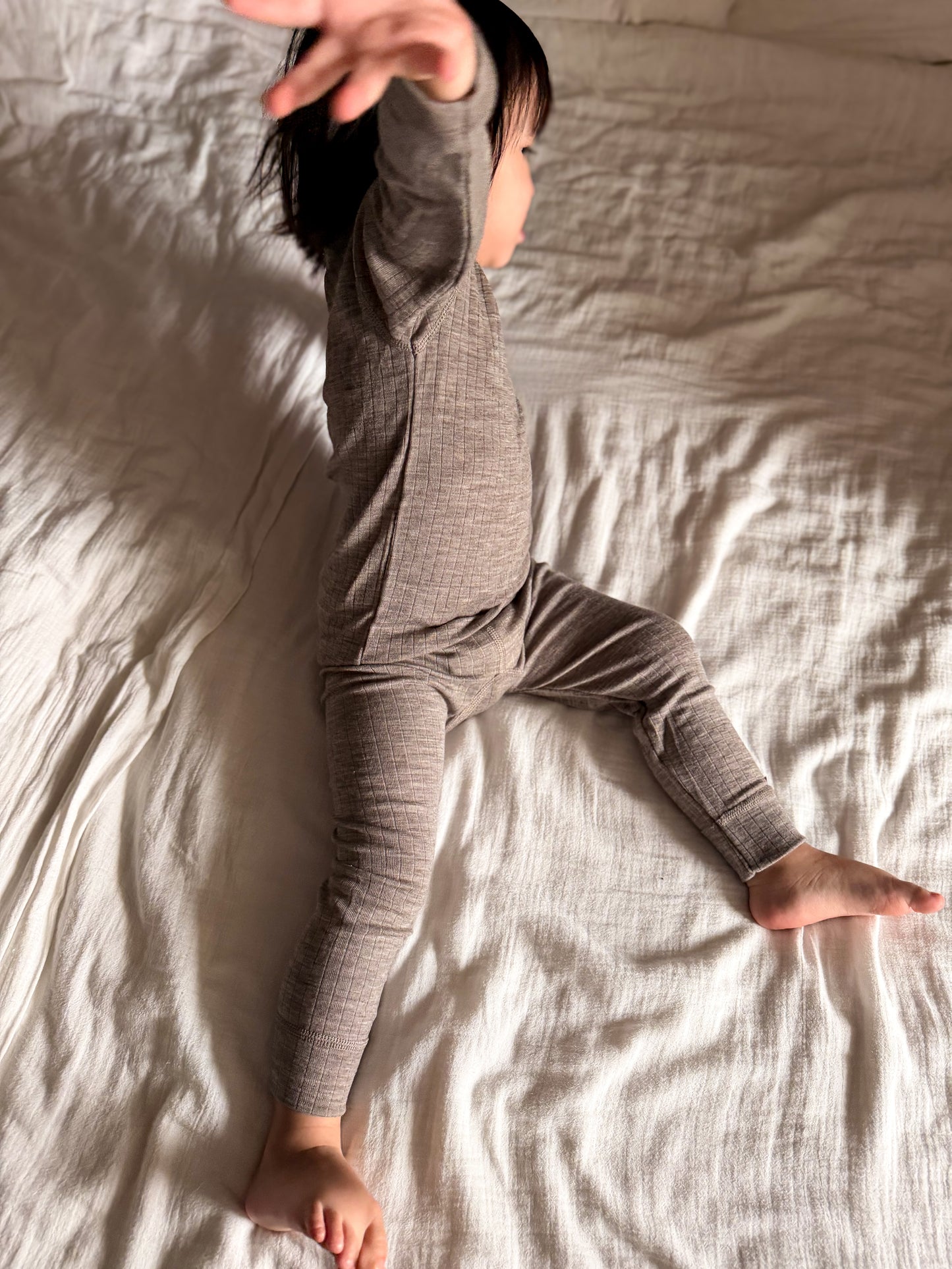 Merinowolle Langarmshirt | Sesame mel.