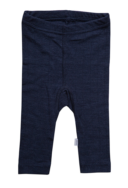 Merinowolle Seide Leggings | Navy