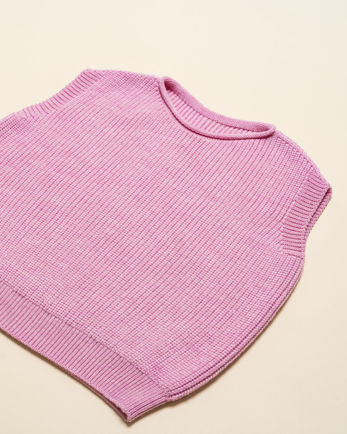 Hvid Pullunder Merinowolle ‚Vest Harvey‘ | Cotton Candy