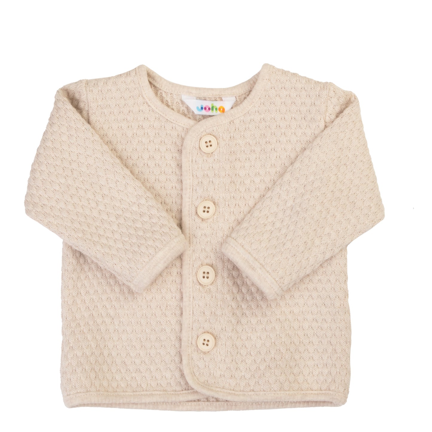 Cardigan Bio-Baumwolle KbA | Hellbeige