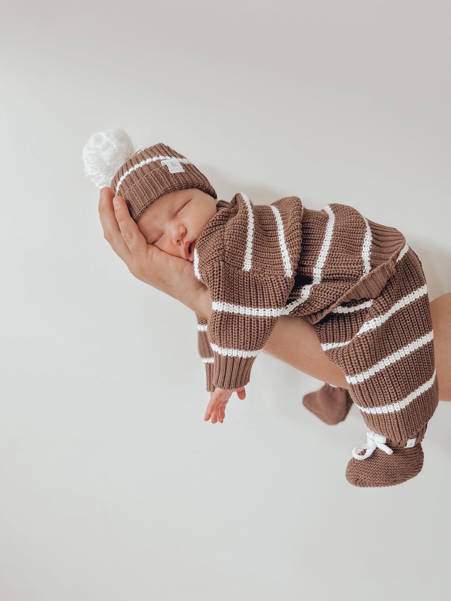 Knit Pullover | 'Chocolate Stripe'