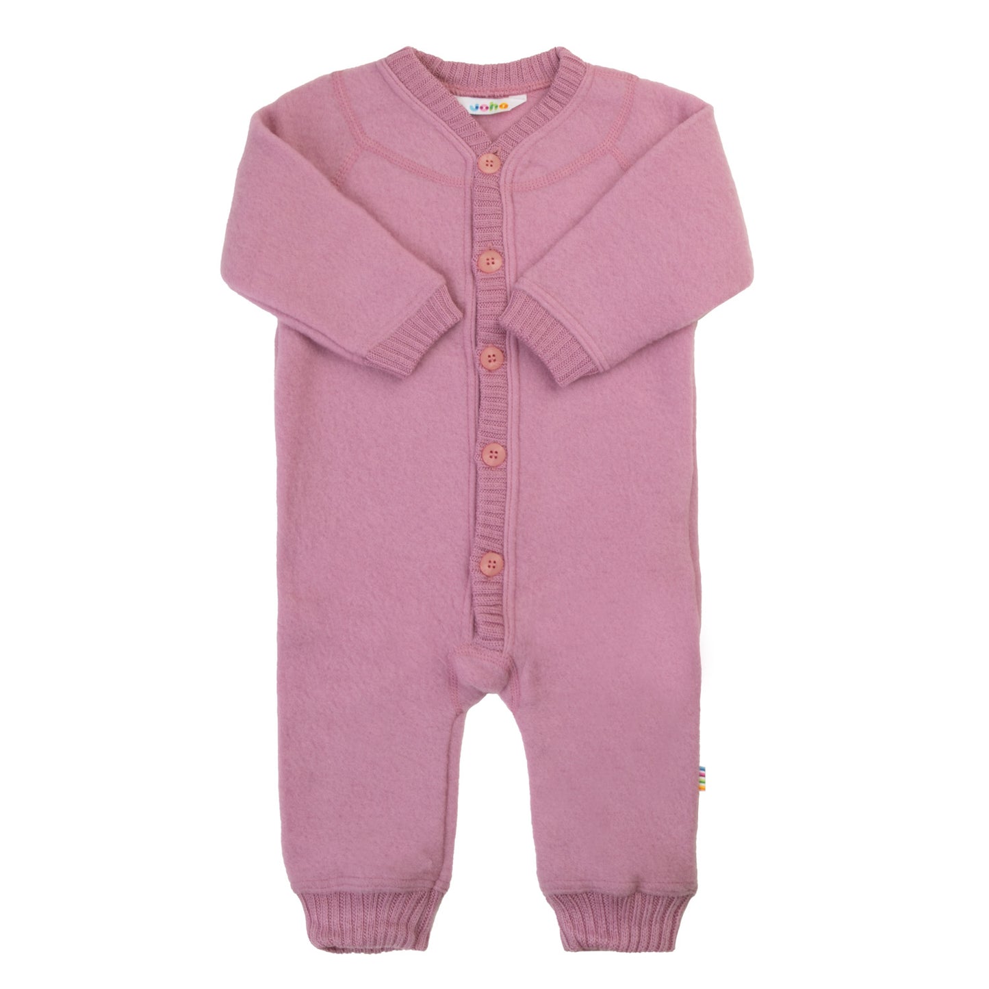 Merinowolle Fleece Overall | Rosa