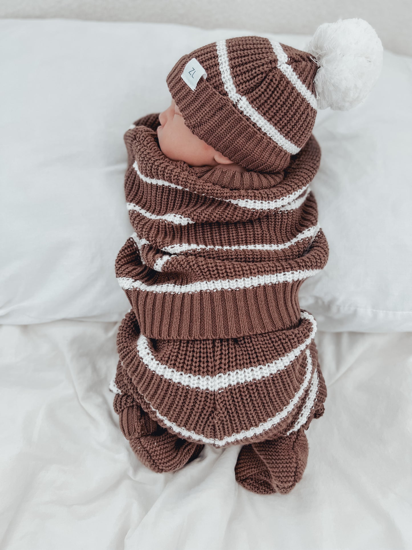 Knit Pullover | 'Chocolate Stripe'