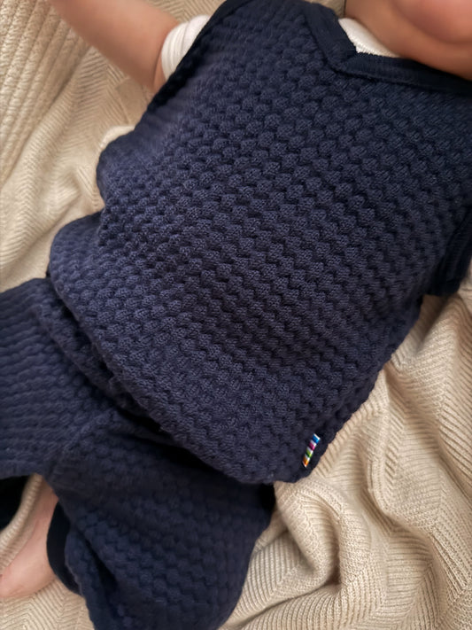Joha Merinowolle Weste | Navy