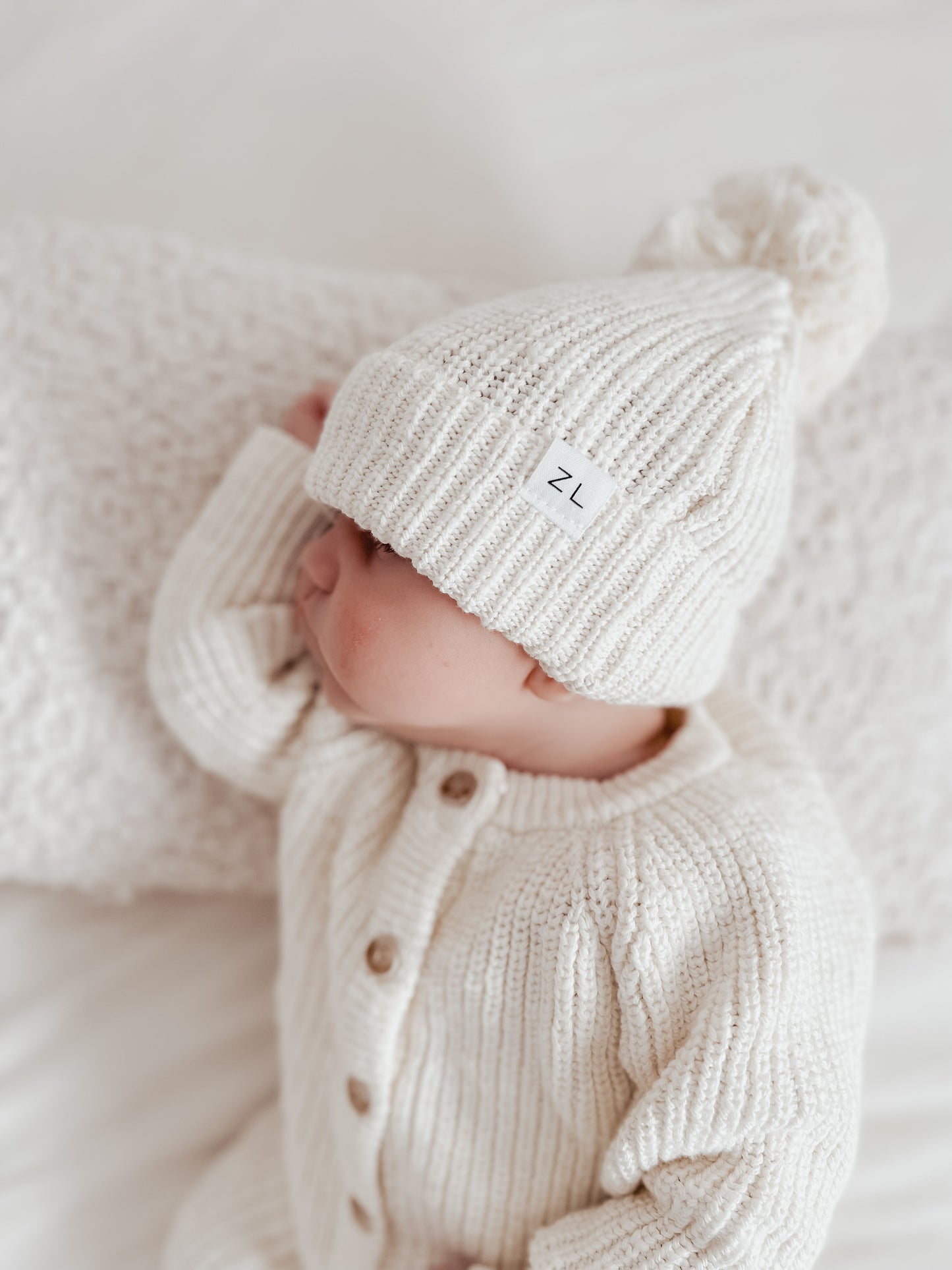 Classic Knit Romper | Coconut