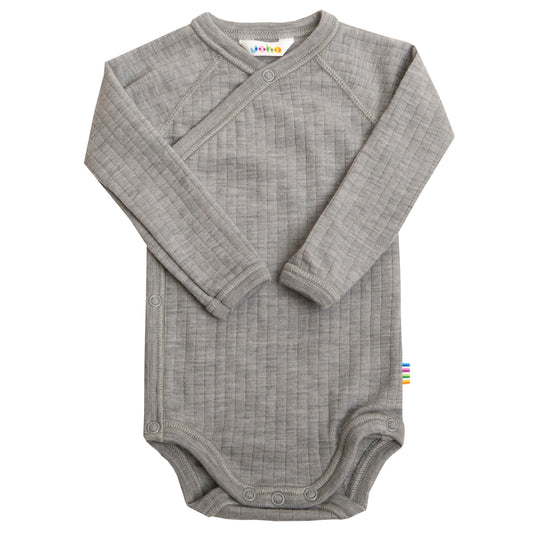 Merinowool Wrap Body | Grey Melange