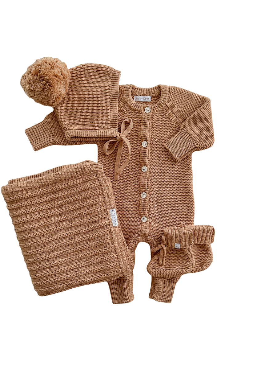 KNIT BOOTIES | Strickschuhe "Maple Fleck"