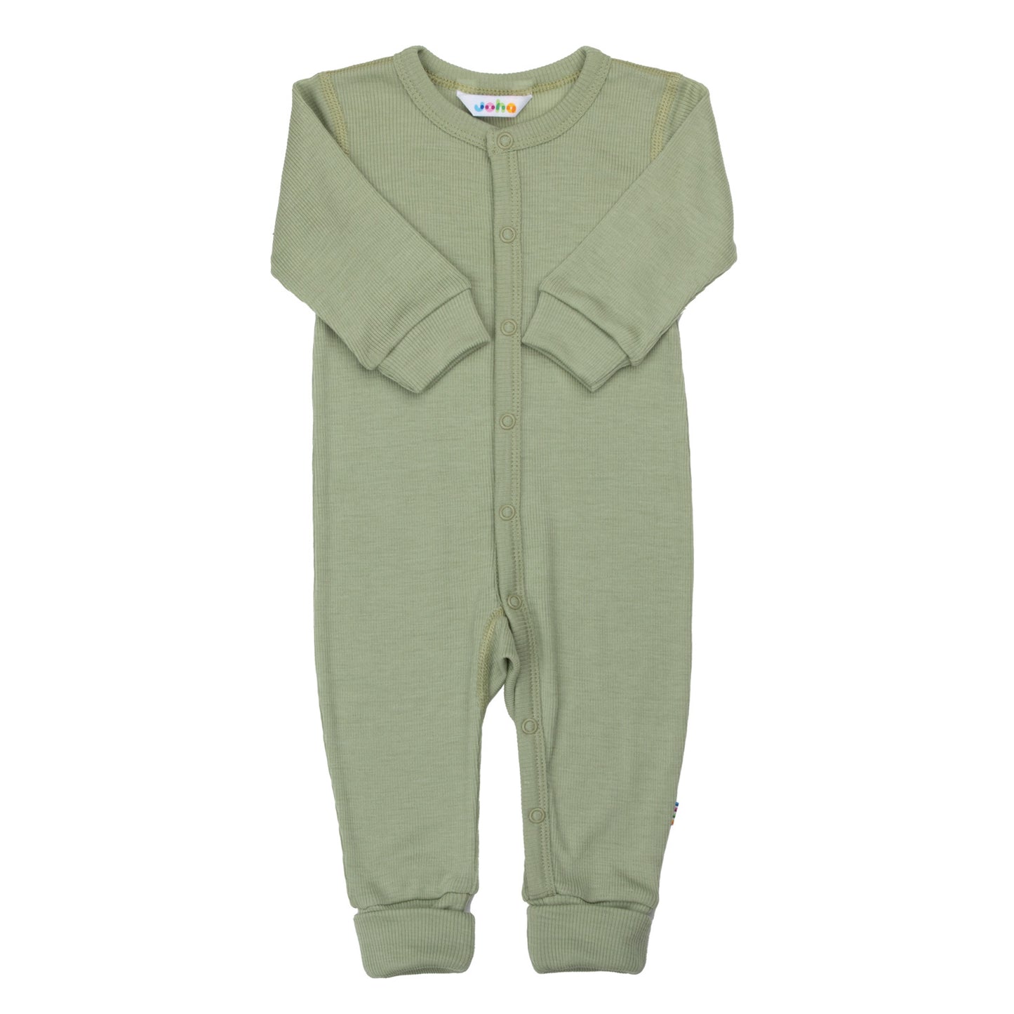 Merinowolle Seide Strampler | Salbeigrün