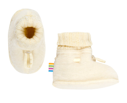 Soft Merinowool Booties | Natural