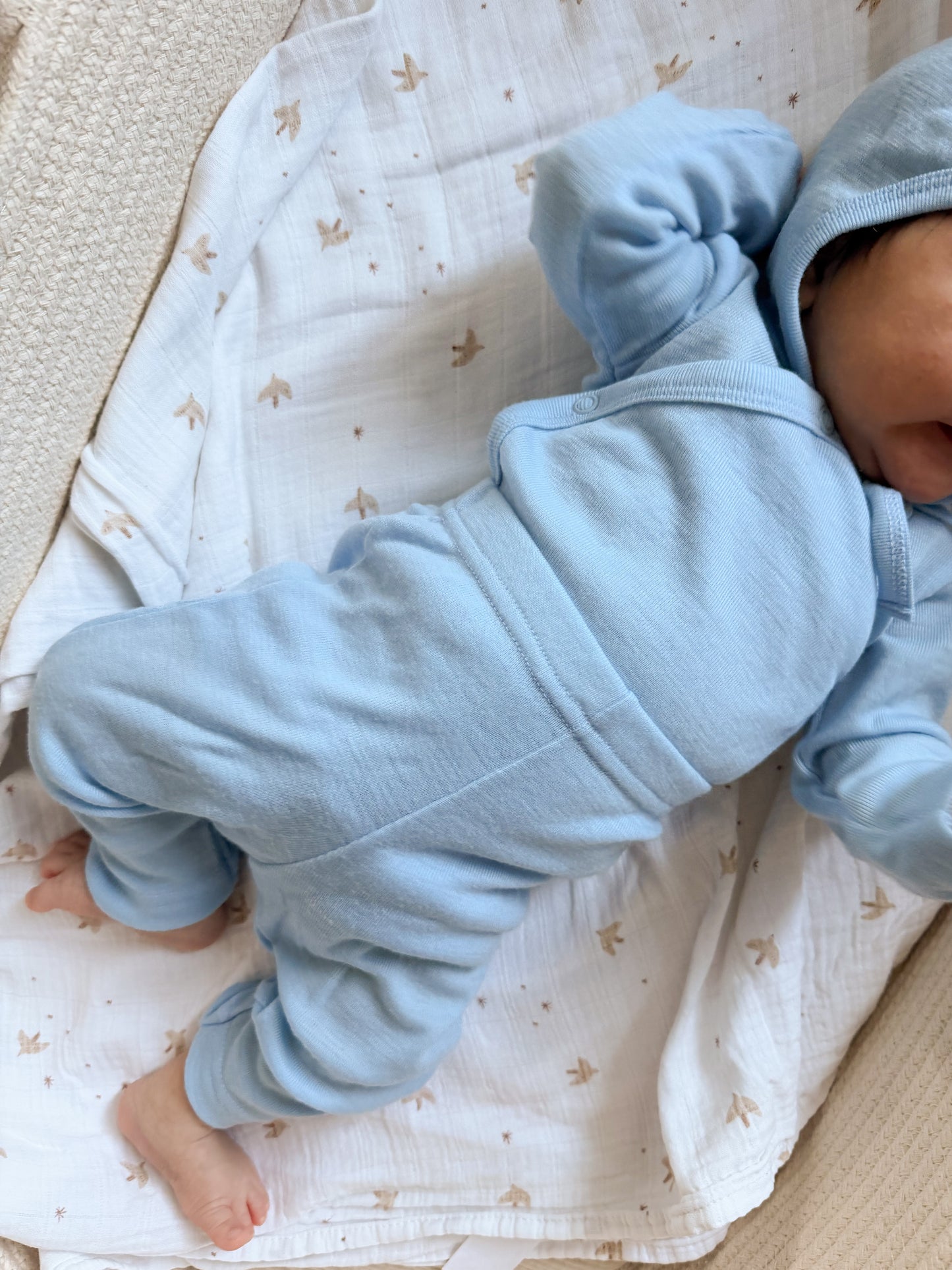 Joha Wickelbody Merinowolle | Blau