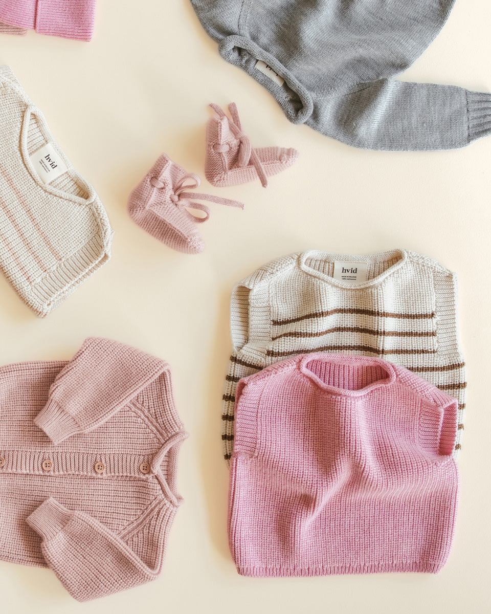 Merinowolle Pullunder ‚Vest Harvey‘ Cotton Candy