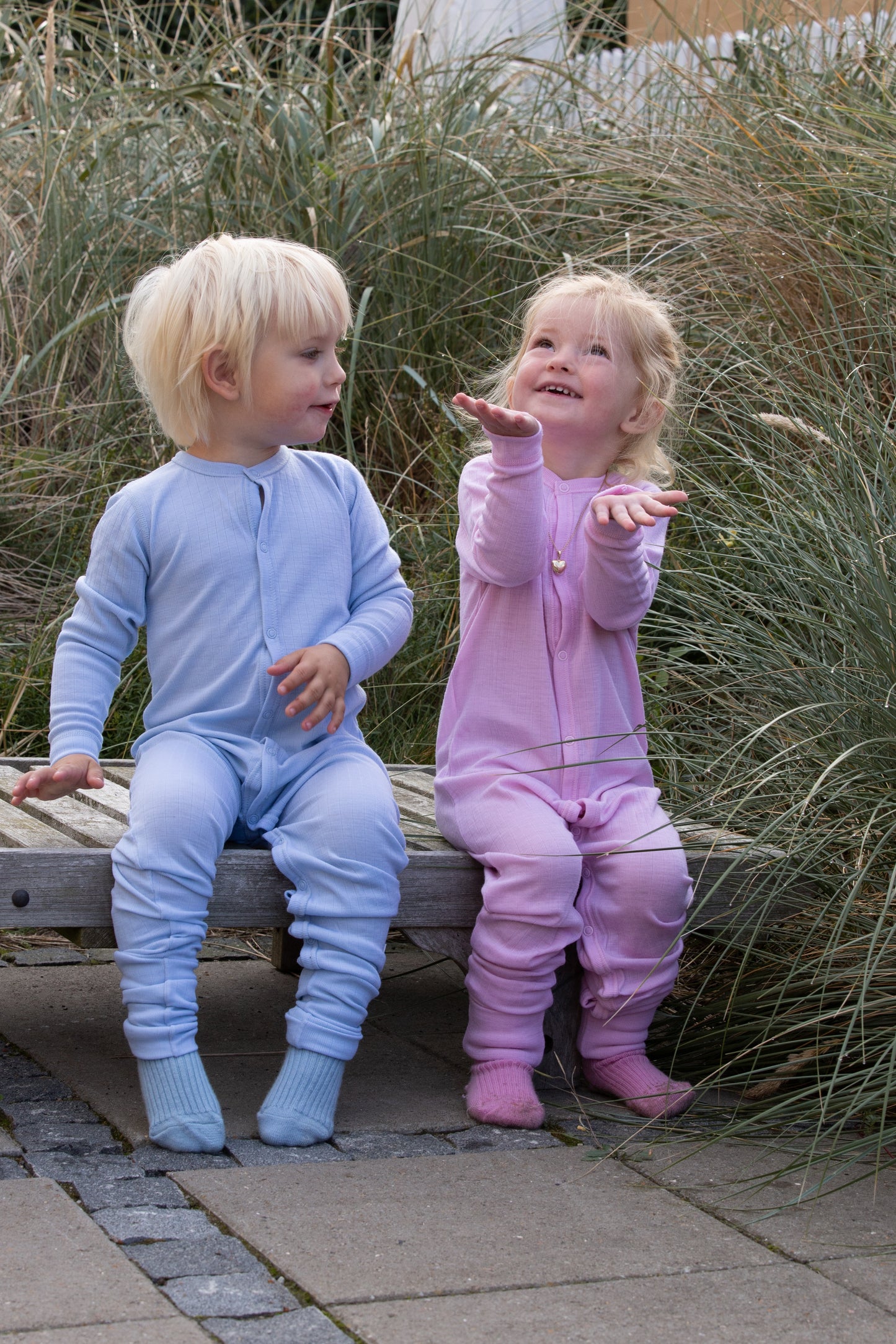 Merinowolle Strampler | Alte Rose