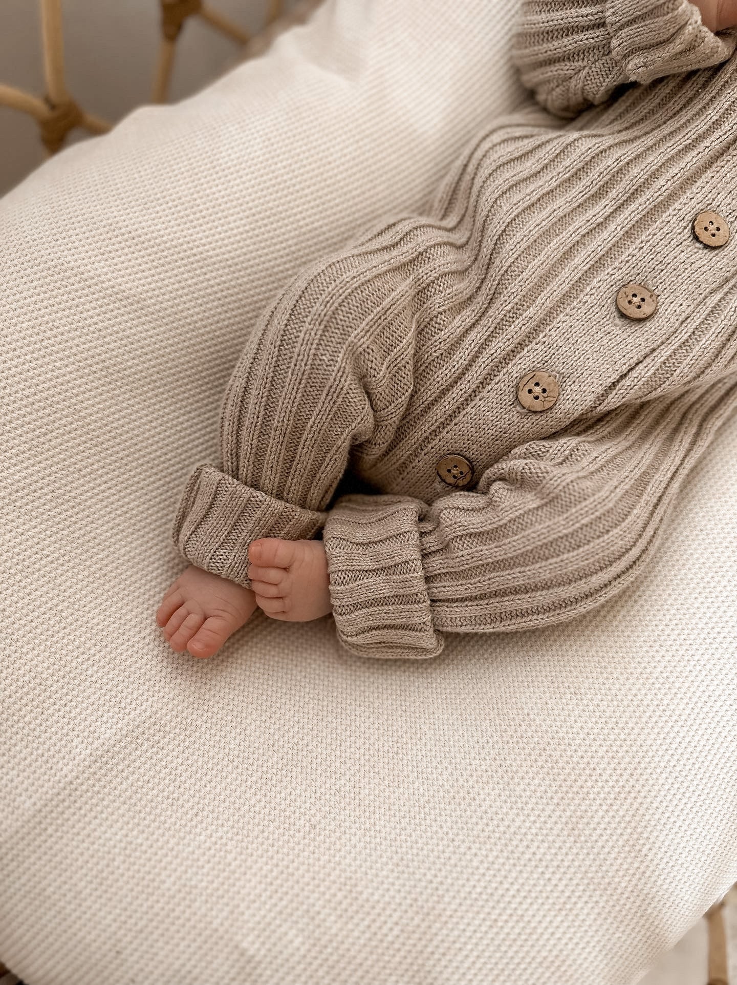 Ribbed Knit Romper | Oak