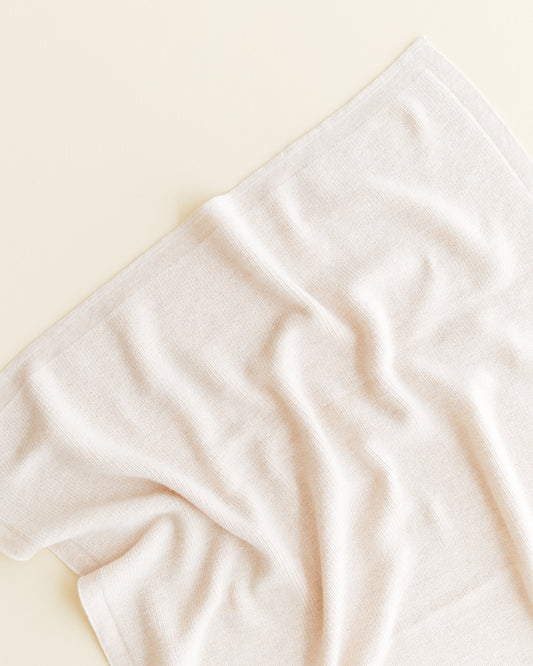 Merinowool Knit Blanket 'Felix Cream'