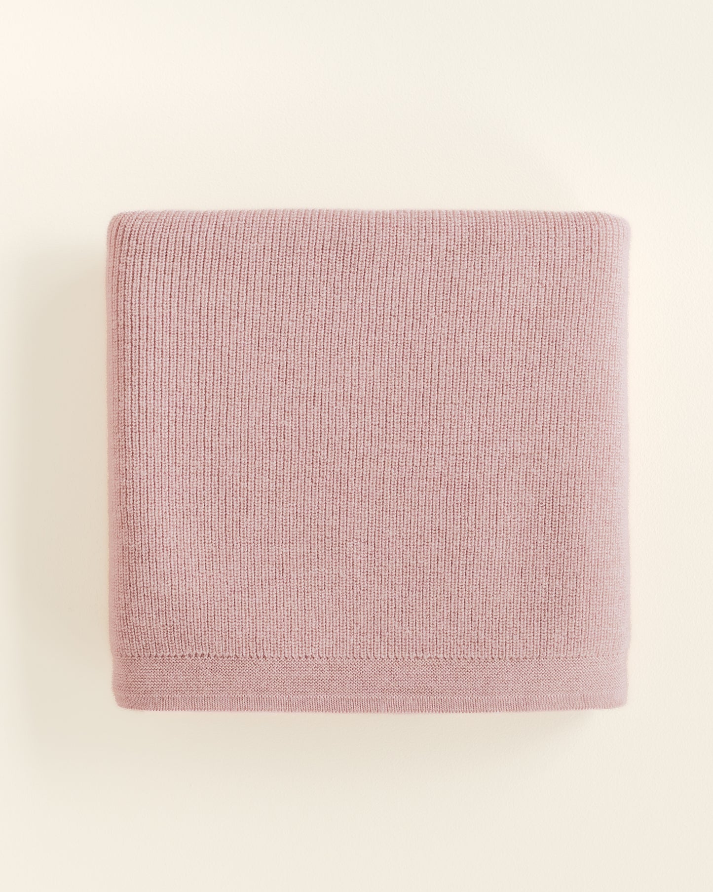 Merinowool Knit Blanket „Felix Powder“