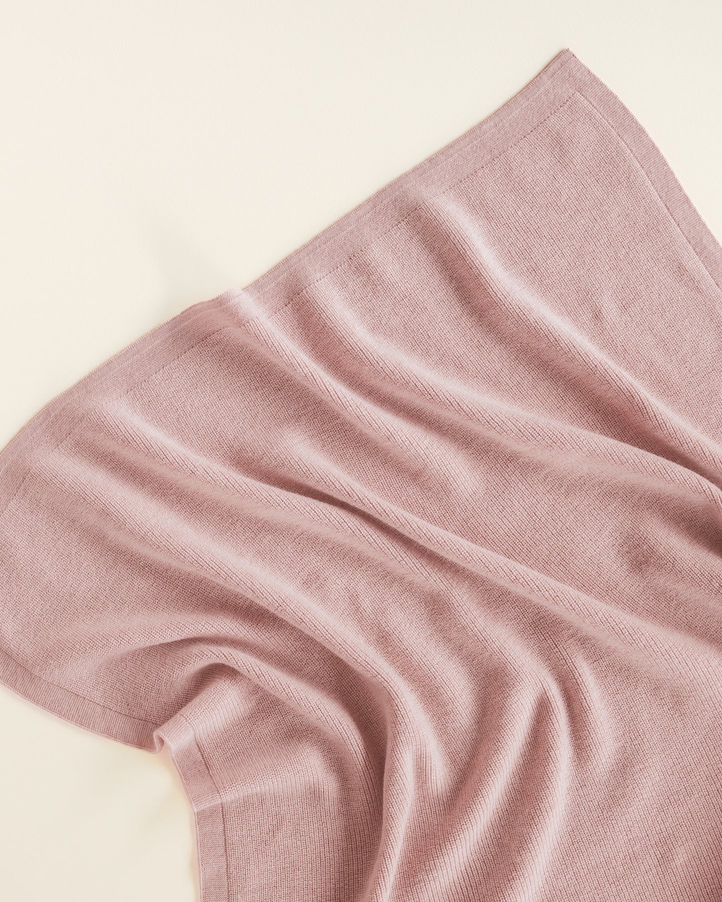 Merinowool Knit Blanket „Felix Powder“