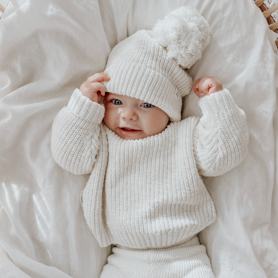 Knit sweater | 'Textured Honey'