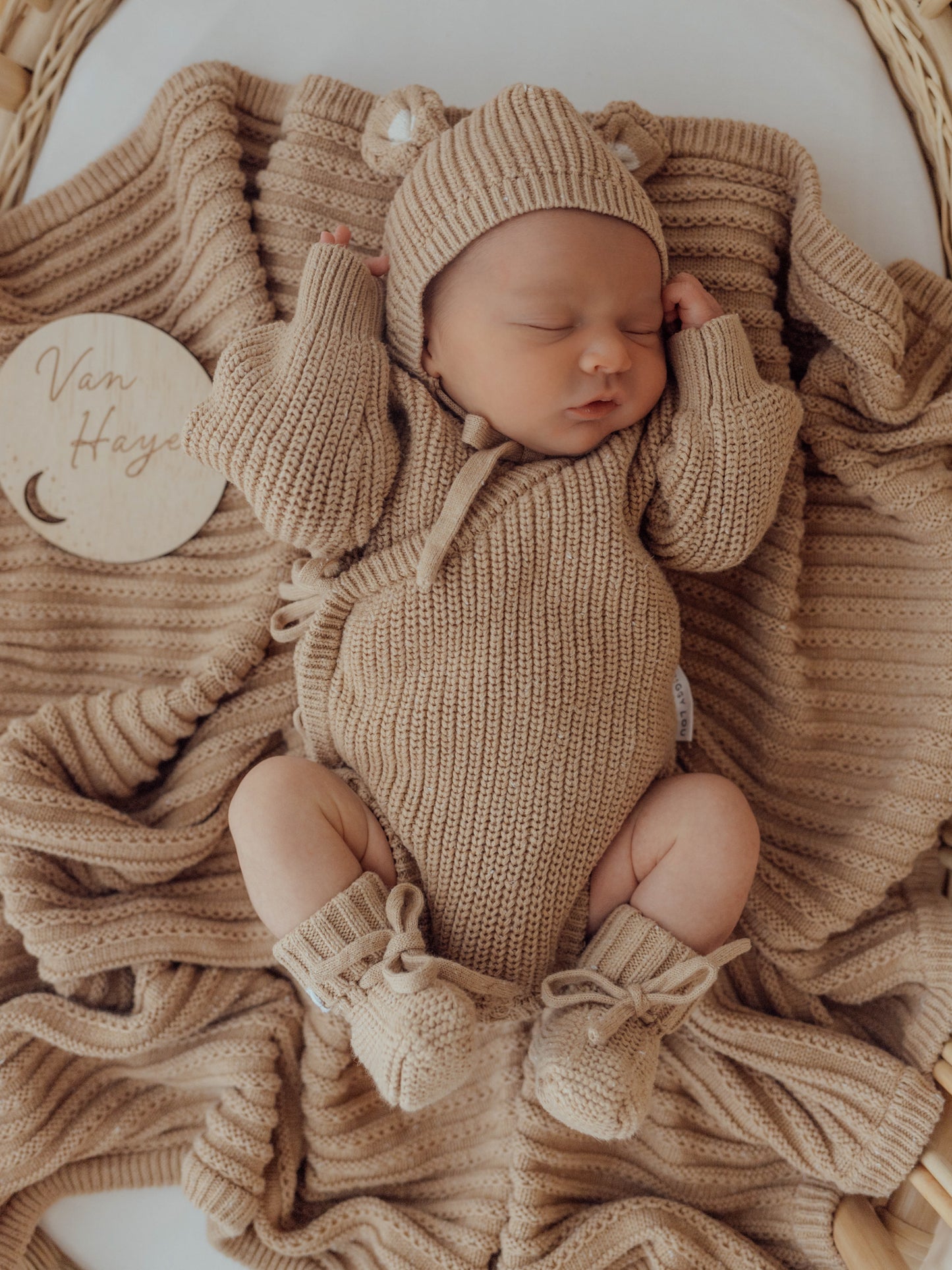 KNIT BOOTIES | Strickschuhe "Maple Fleck"