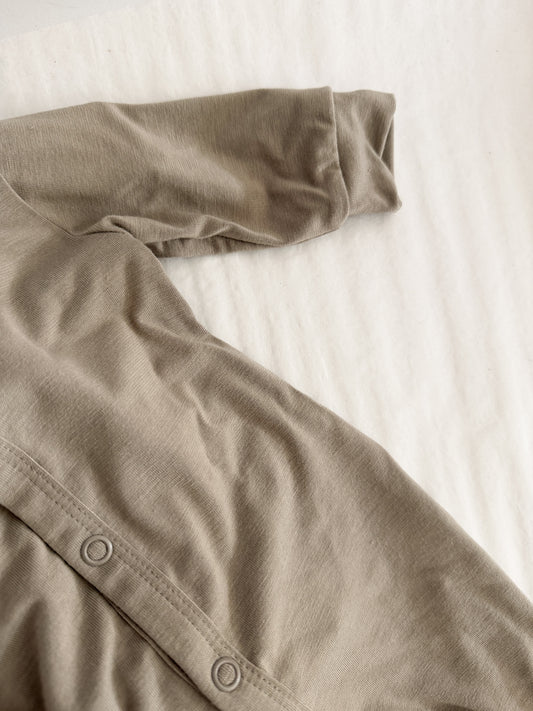 Bio-Bambus/Viskose Strampler | Beige