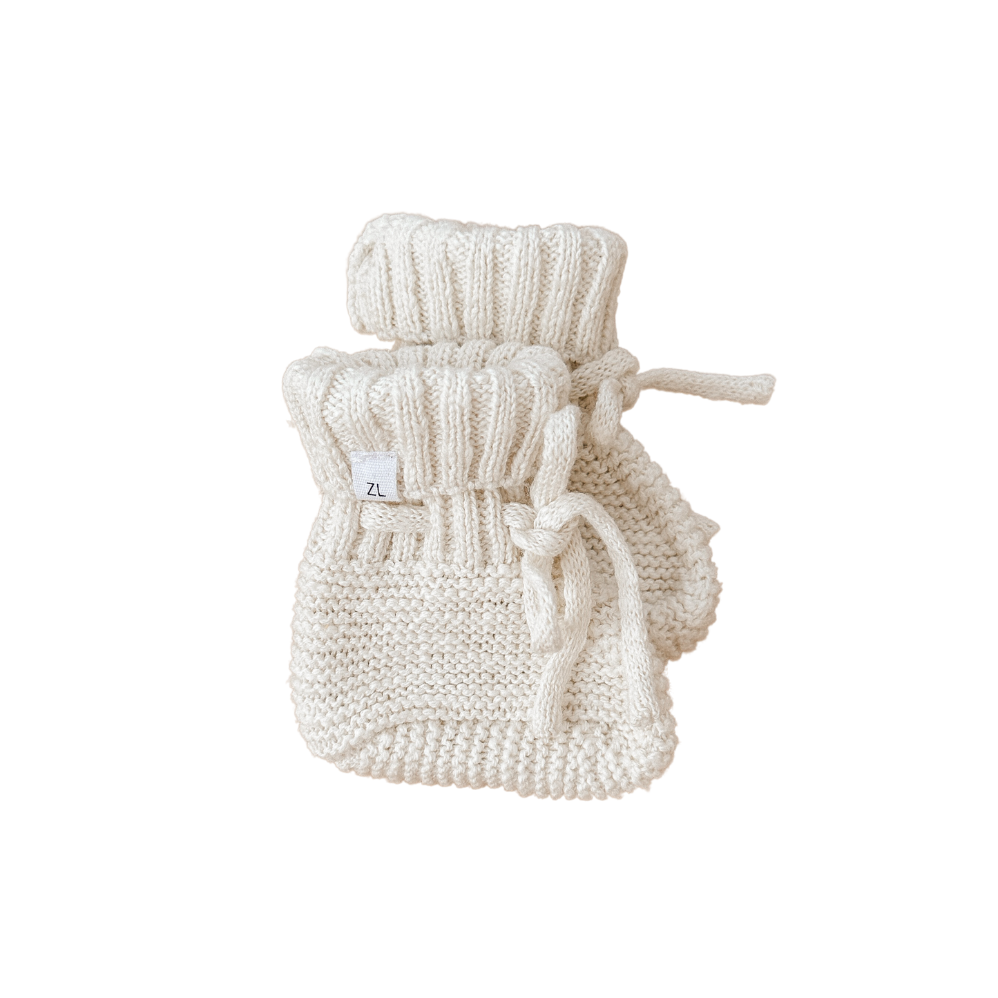 KNIT BOOTIES | Strickschuhe "Coconut"