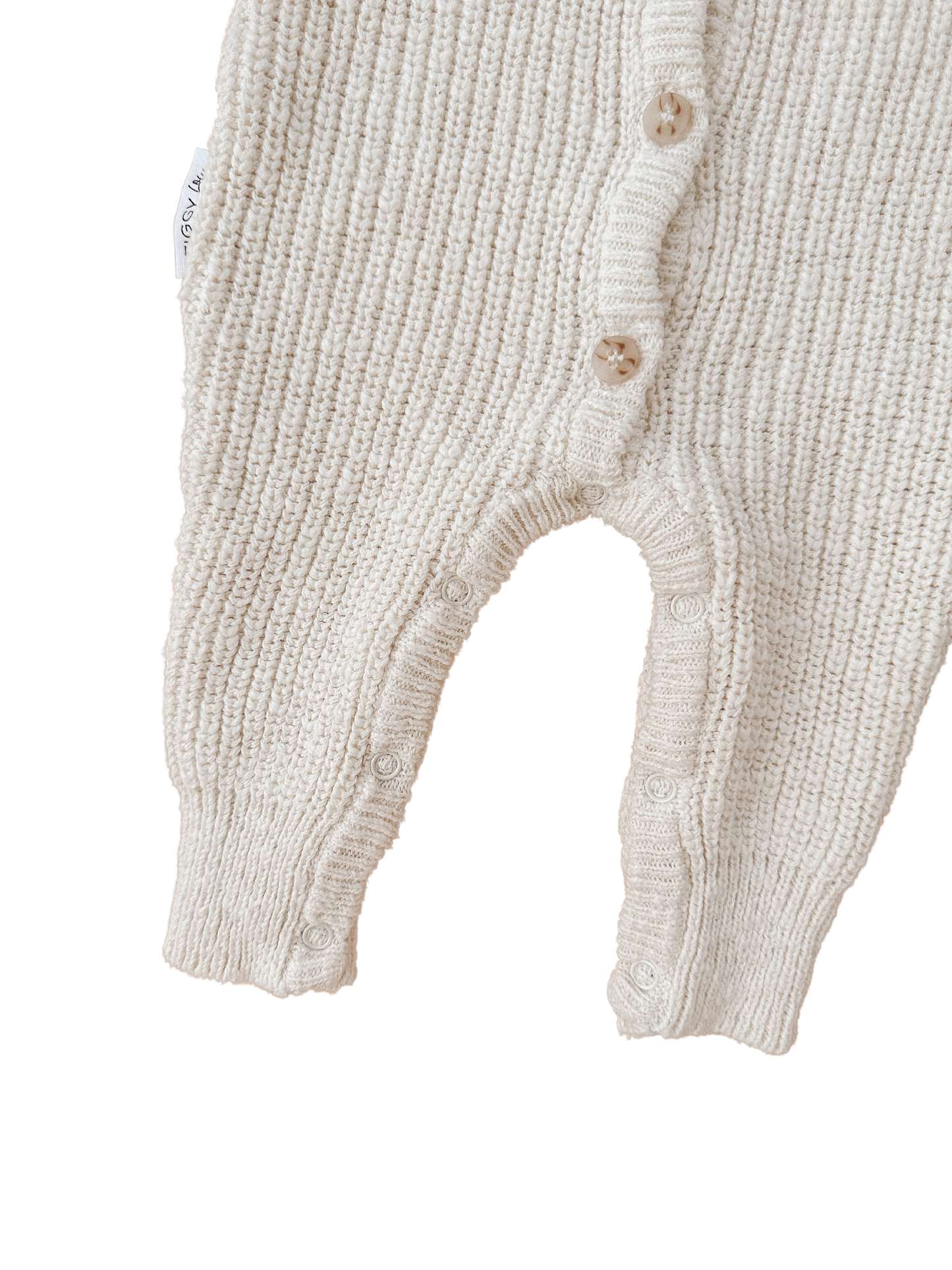 Classic Knit Romper | Coconut