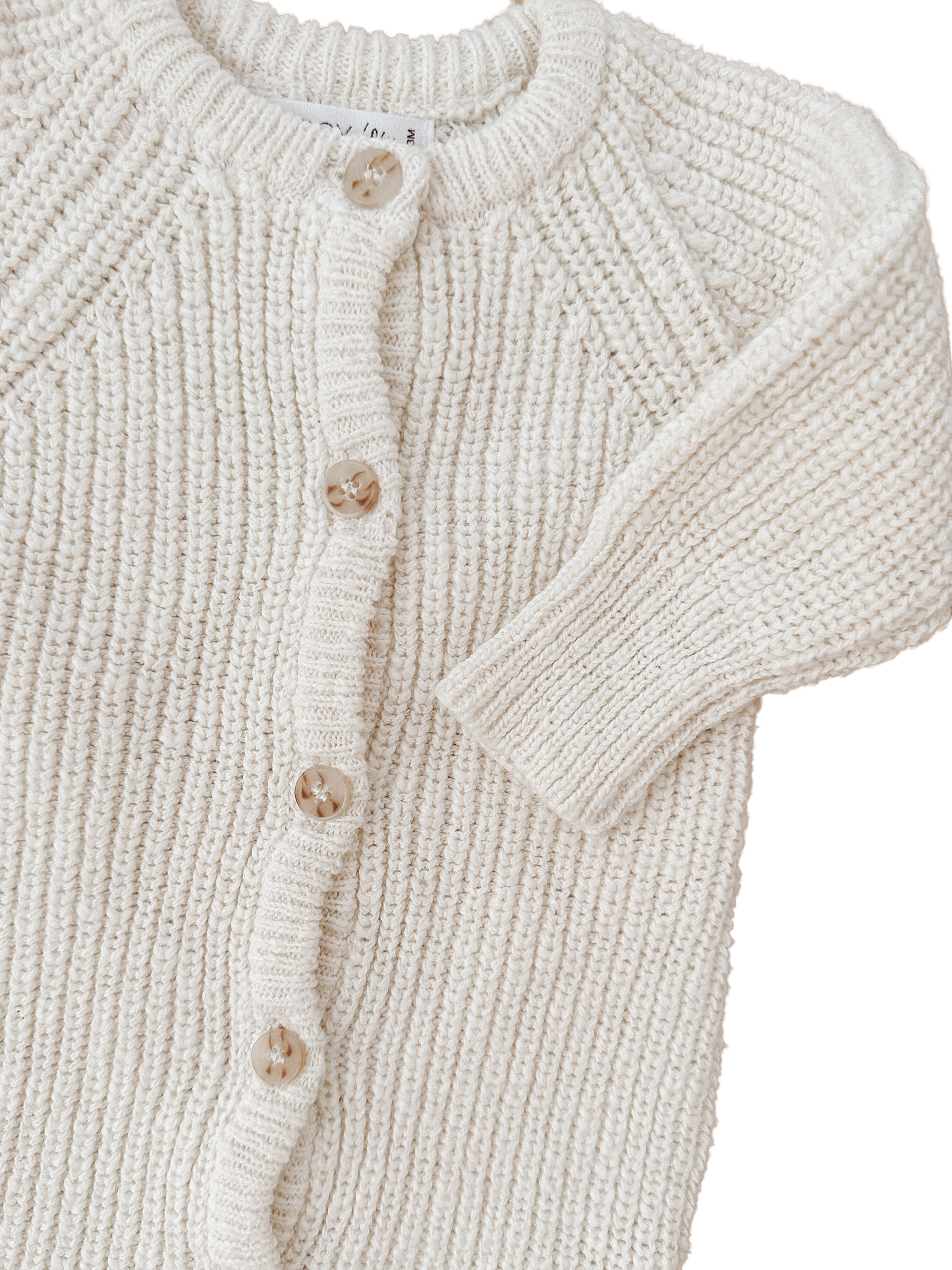 Classic Knit Romper | Coconut