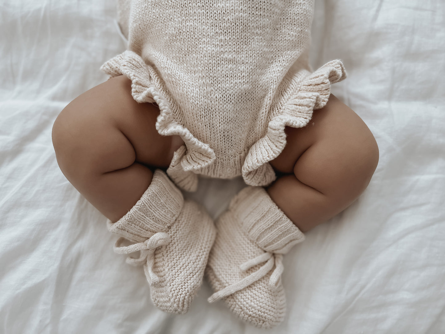 KNIT BOOTIES | Strickschuhe "Petal"