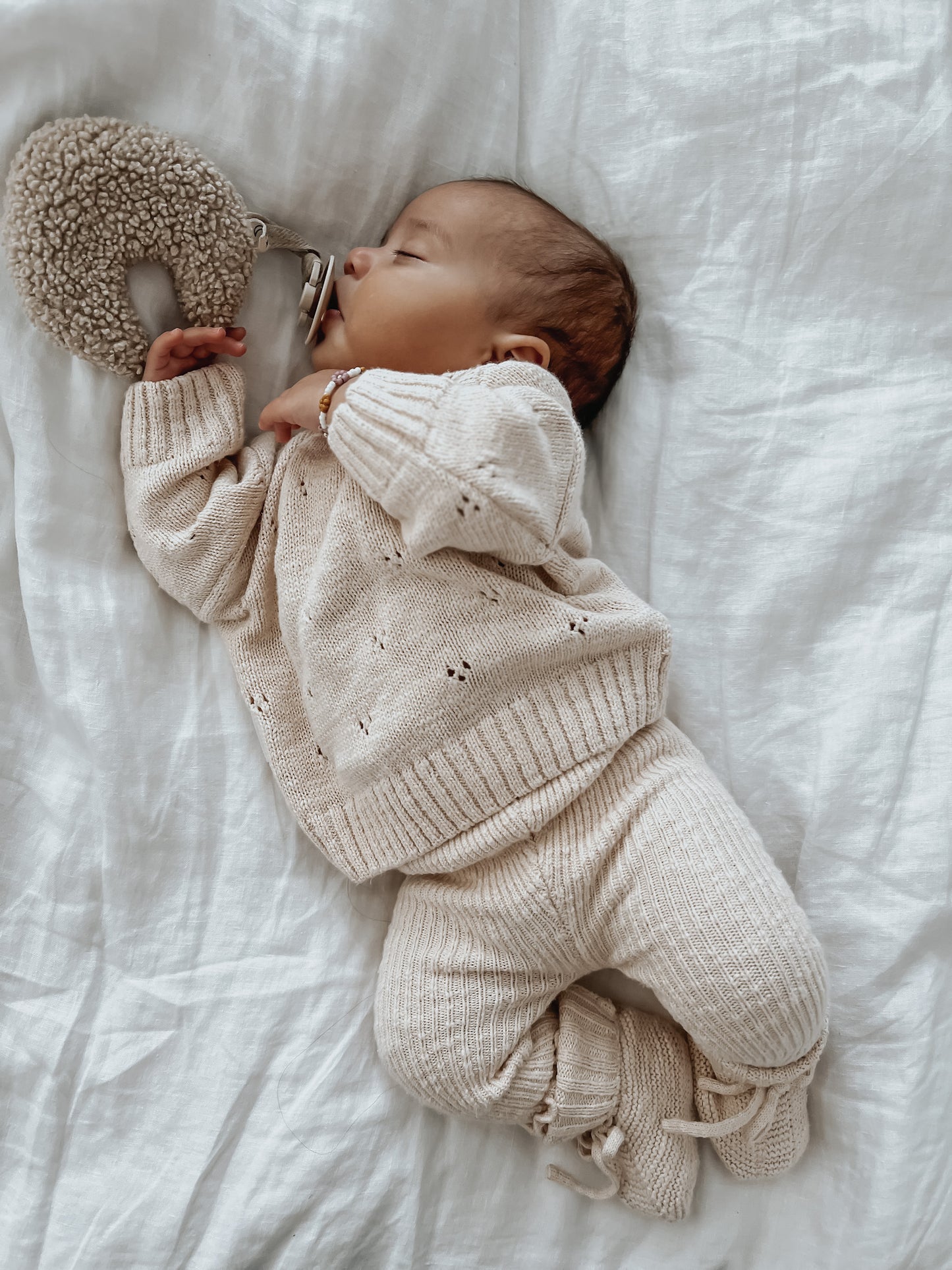 Knit sweater | 'Textured Honey'