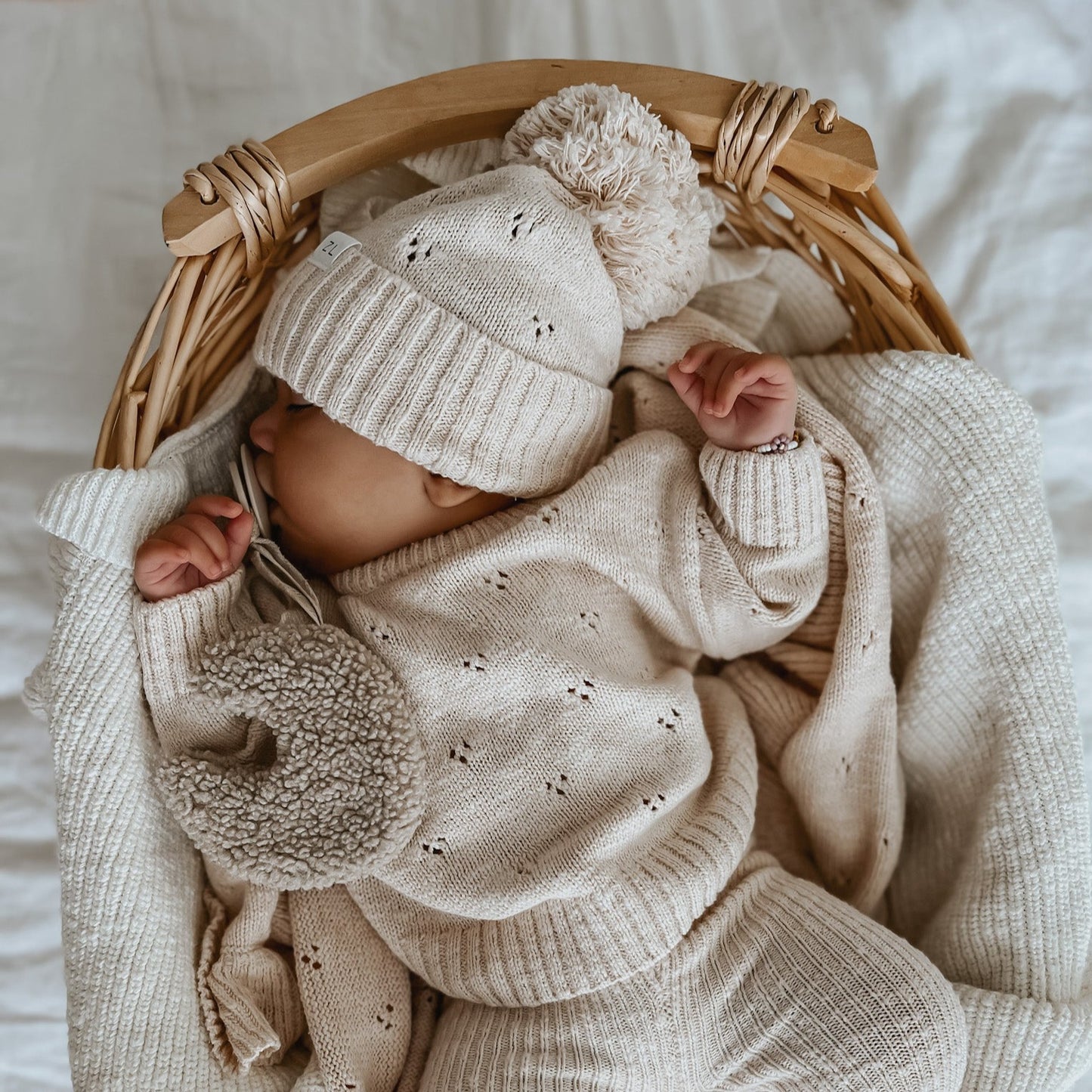 Knit sweater | 'Textured Honey'