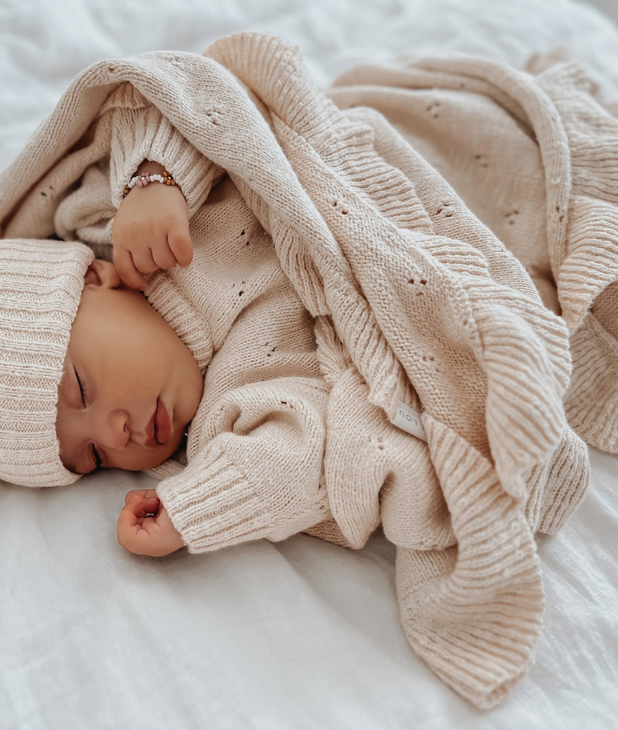 Knit Blanket | Petal