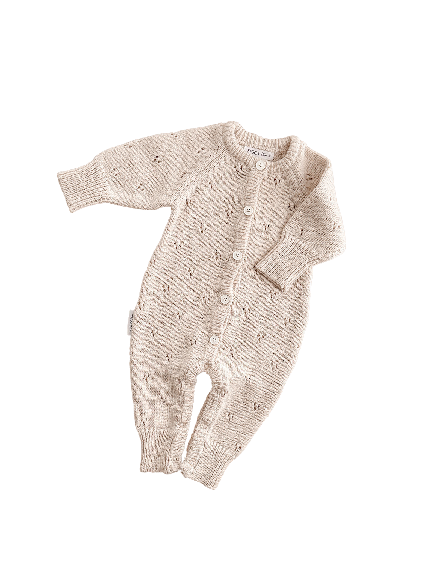 Classic Knit Romper | Petal