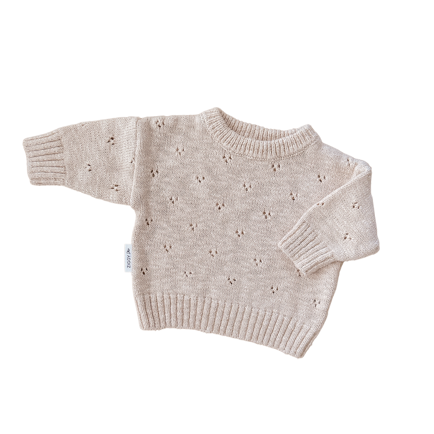 Knit sweater | 'Textured Honey'