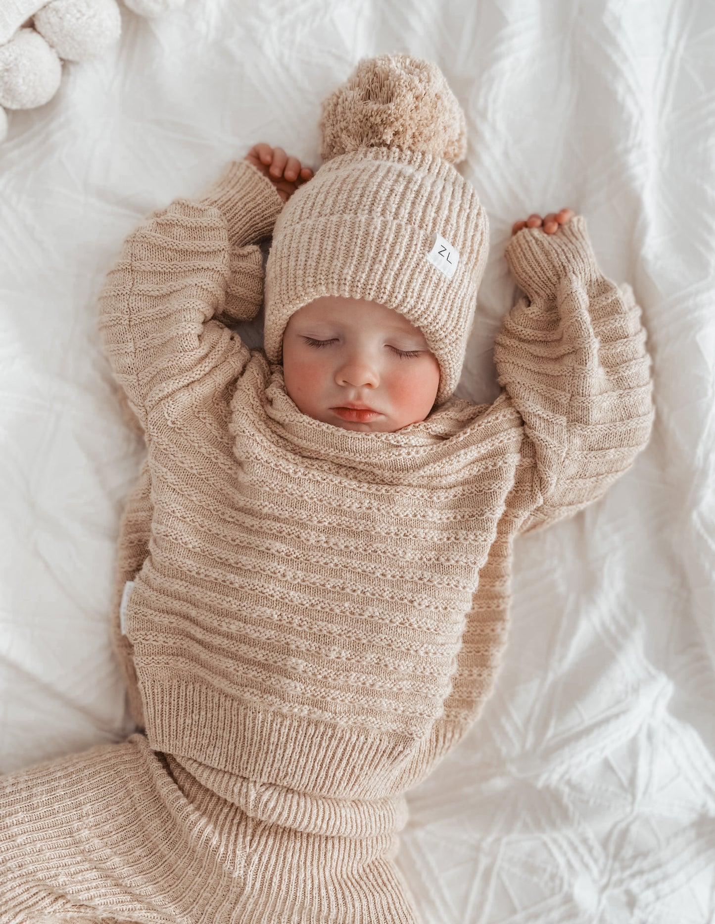 Kids Knit Pullover | 'Wheat'