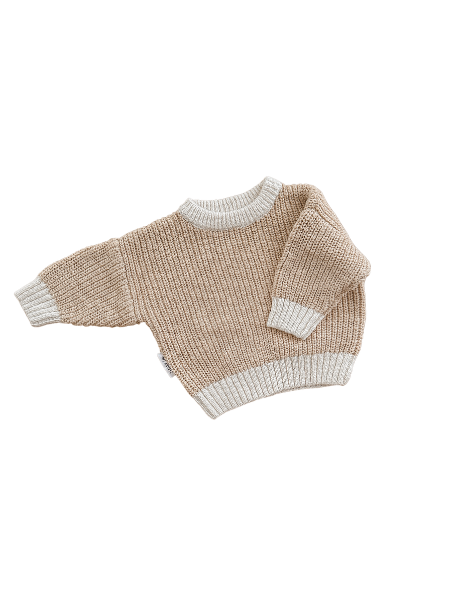 Knit sweater | 'Textured Honey'