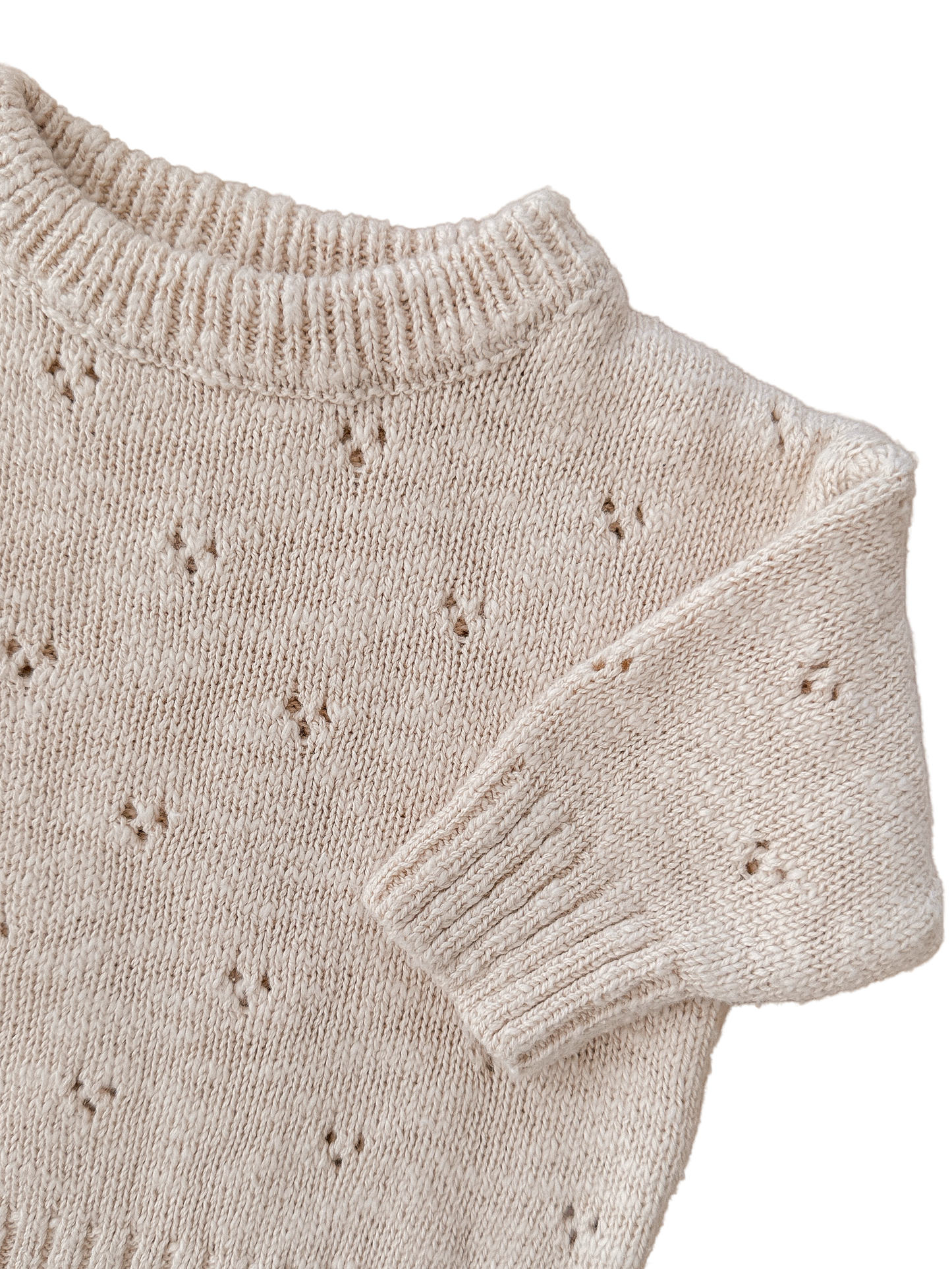 Knit sweater | 'Textured Honey'