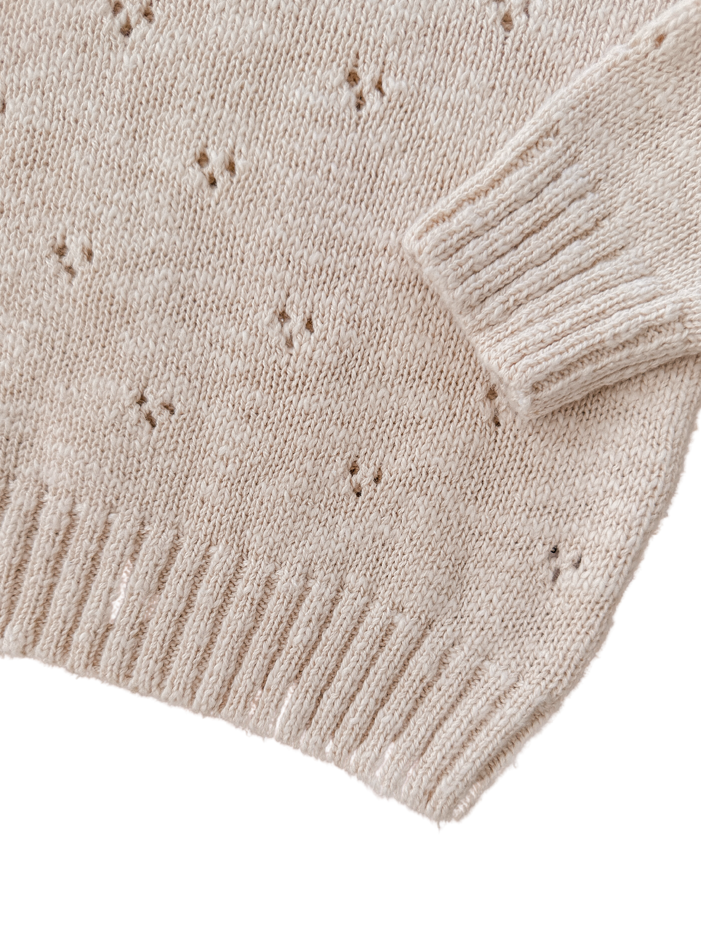 Knit sweater | 'Textured Honey'