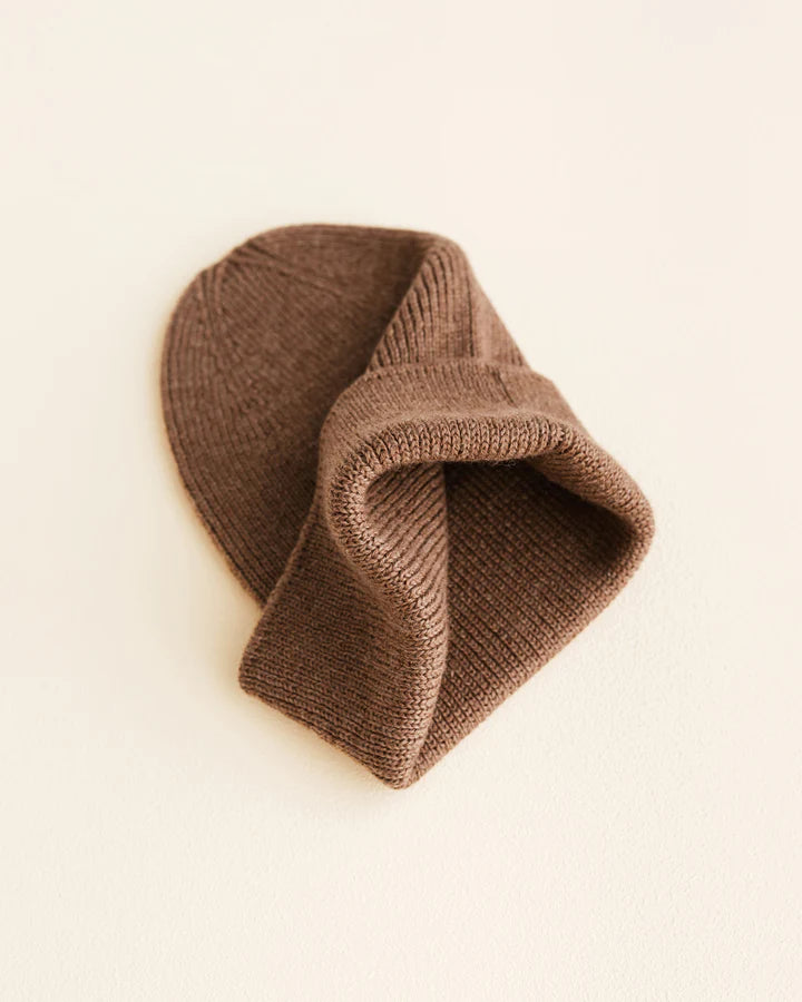 Merinowool Beanie "Fonzie Mocha"