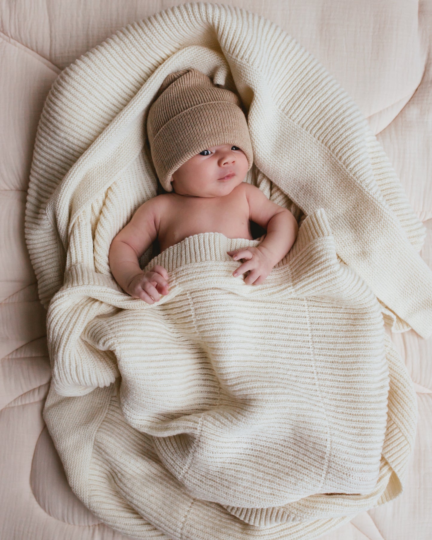 Merinowool Beanie "Fonzie Sand"