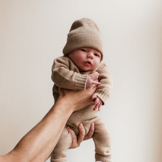 Merinowool Beanie "Fonzie Sand"