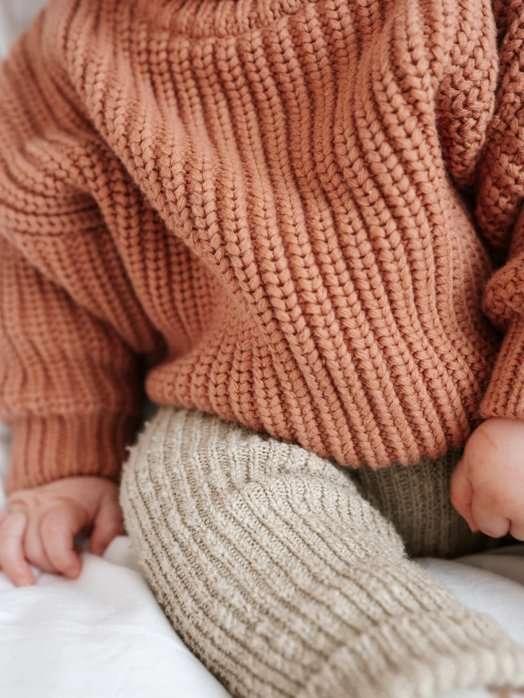 Chunky Knit Sweater | Terracotta