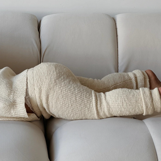 Knit Leggings | Oat