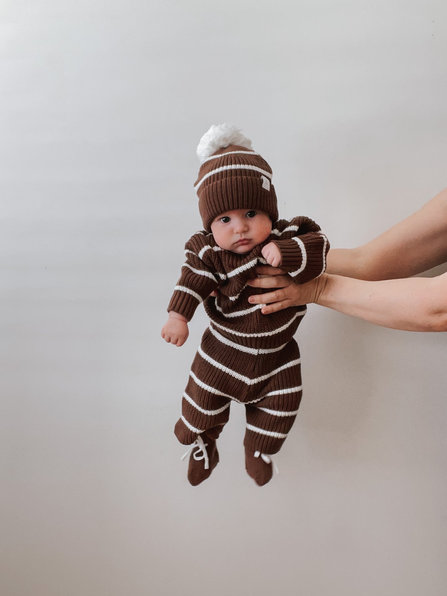 Knit Pullover | 'Chocolate Stripe'