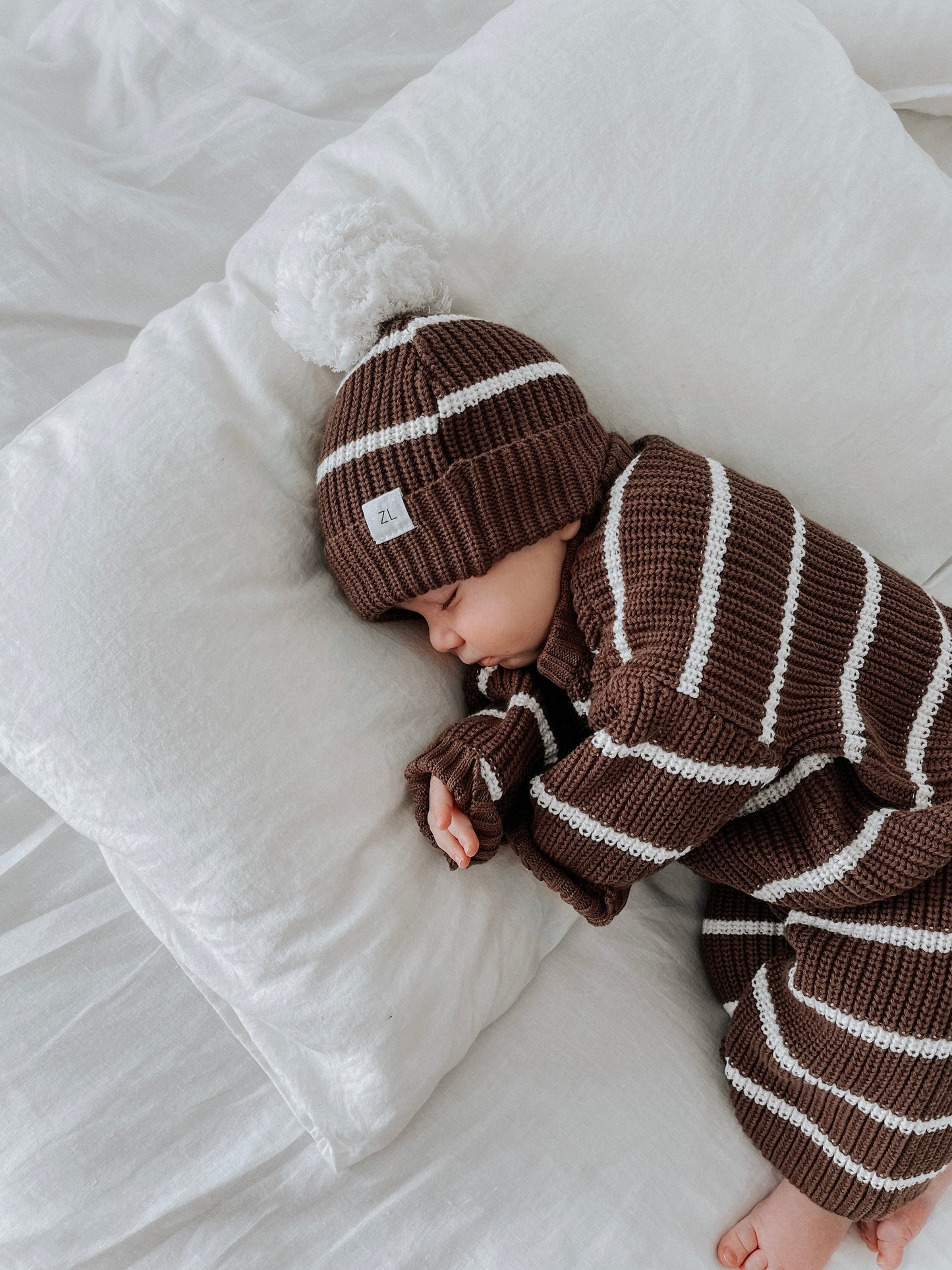 Knit Pullover | 'Chocolate Stripe'