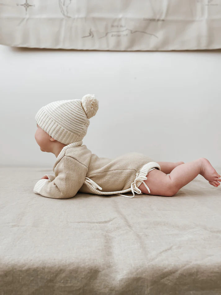 Kimono Romper | Oat Natural