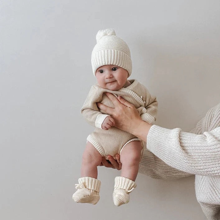 Kimono Romper | Oat Natural