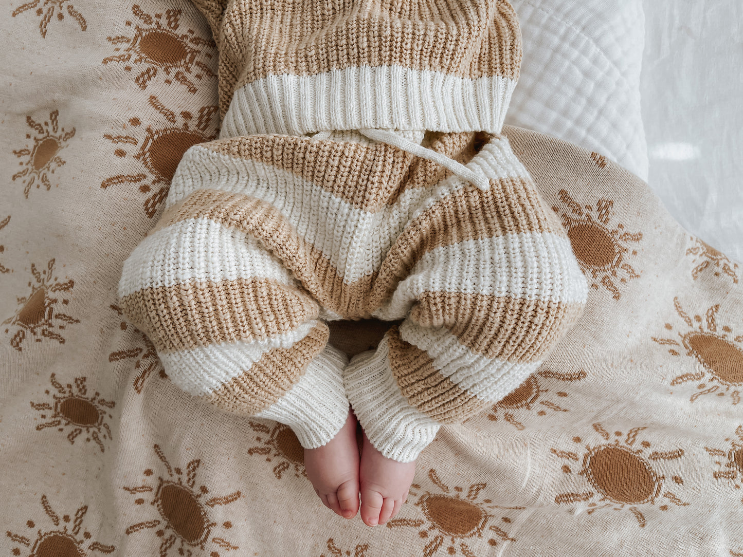 Knit Pants | "Two Tone Wheat"